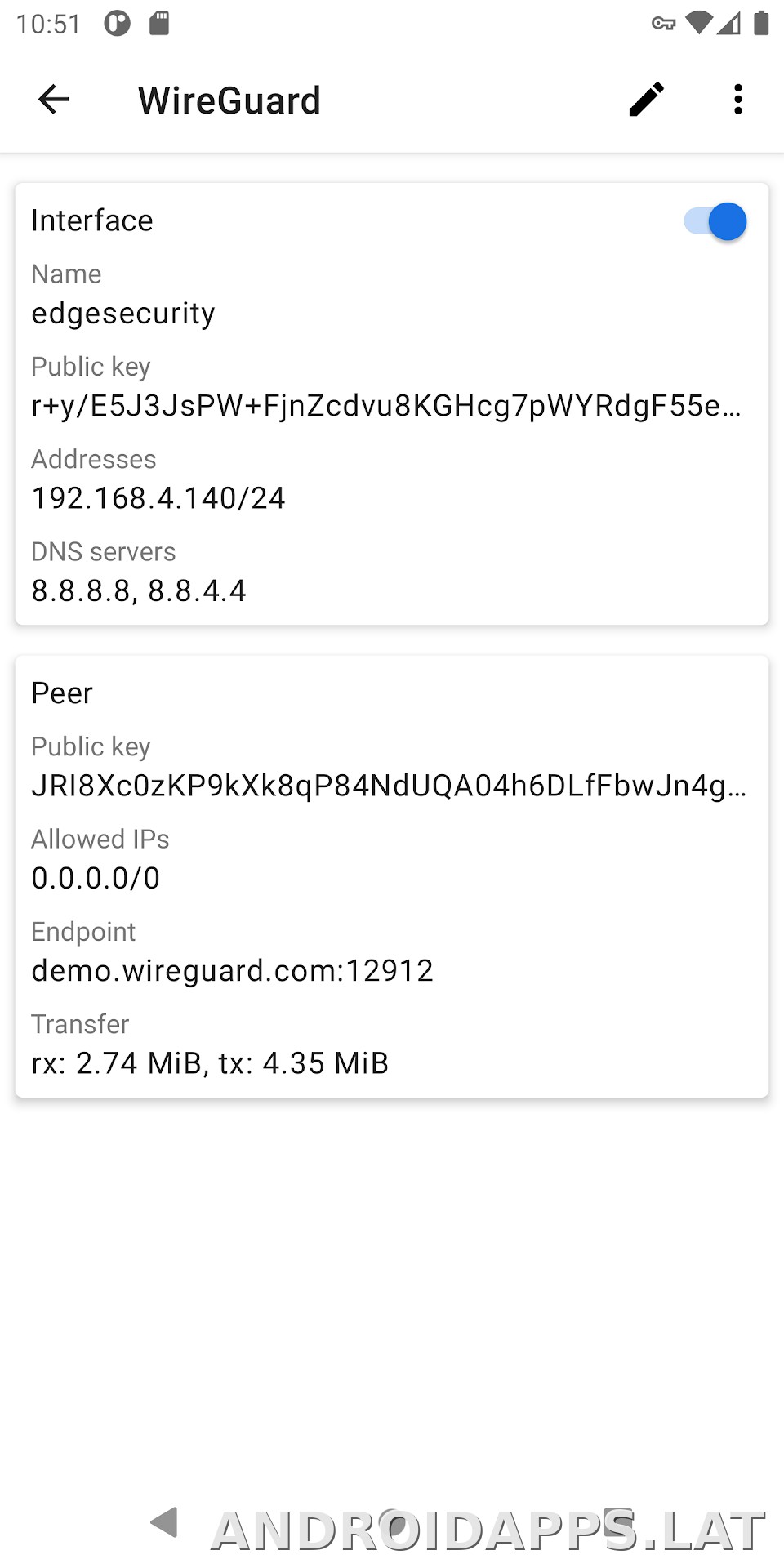 WireGuard скриншот 2